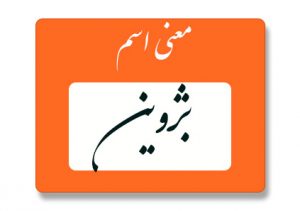 معنی اسم بژوین