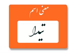 معنی اسم تیدا