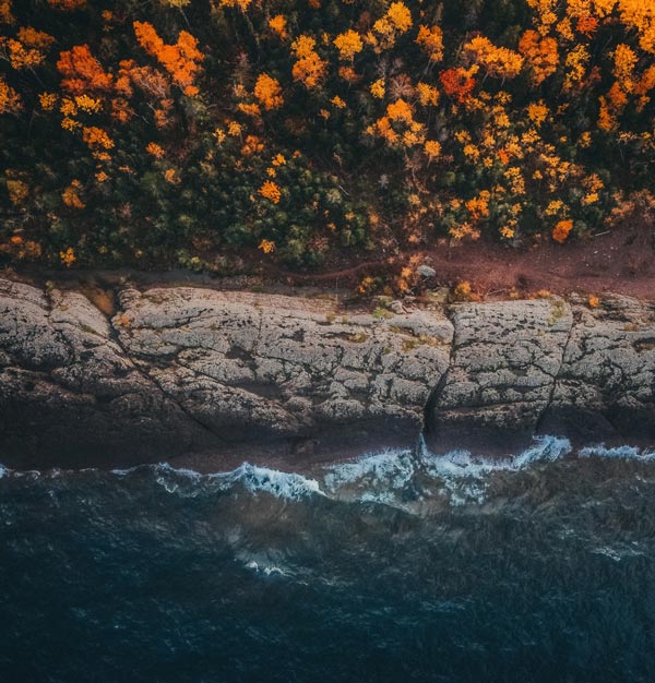عکس پاییز و دریا