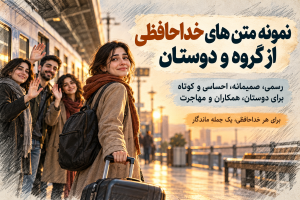 متن خداحافظی از دوست