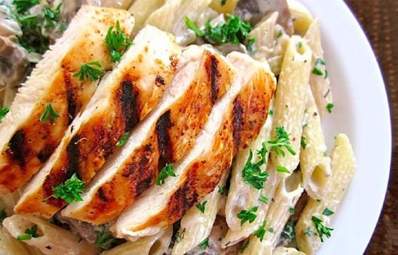غذا با سینه مرغ