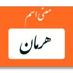 معنی اسم هرمان