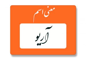 معنی اسم آریو