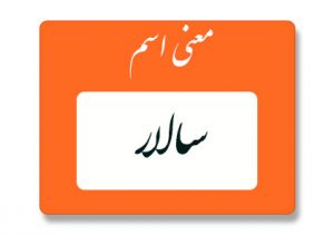 معنی اسم سالار