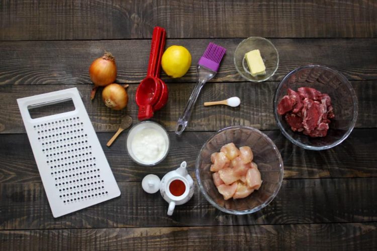 مواد لازم برای کباب بختیاری