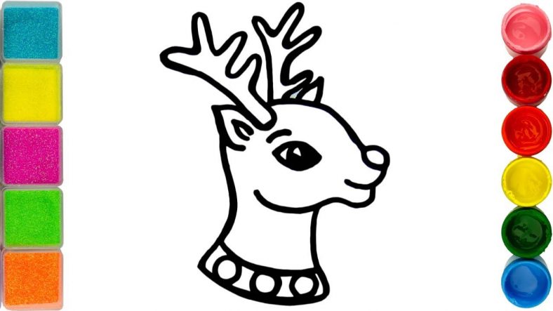 نقاشی گوزن