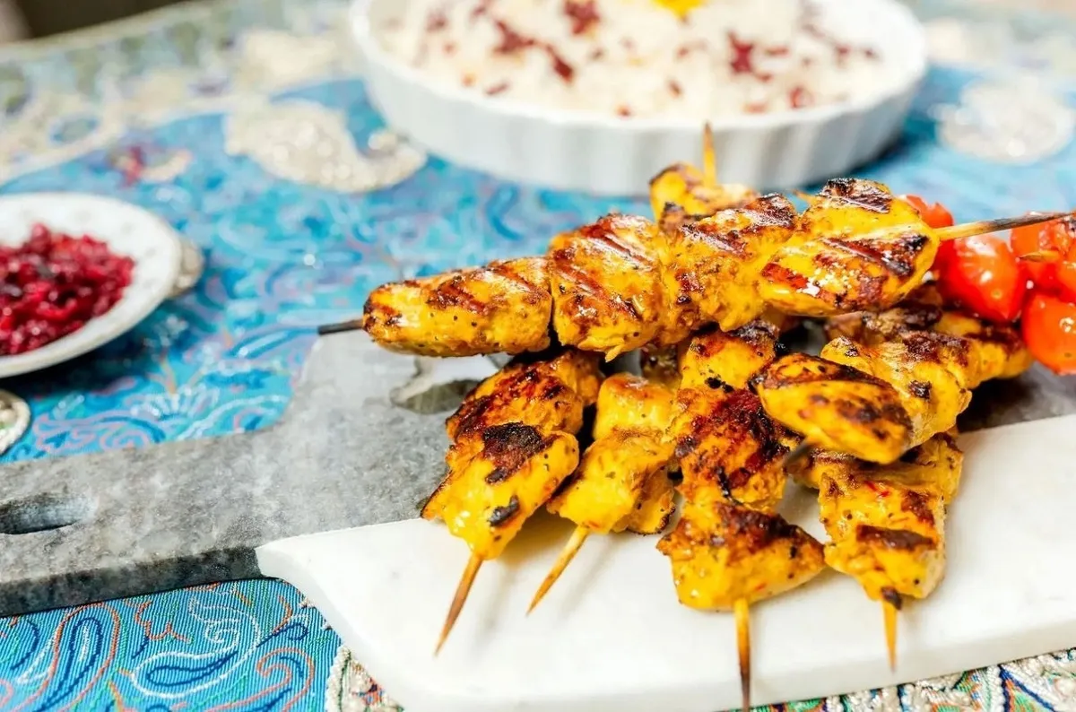 جوجه کباب سیخی