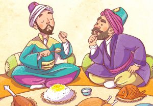 ضرب المثل آستین نو بخور پلو