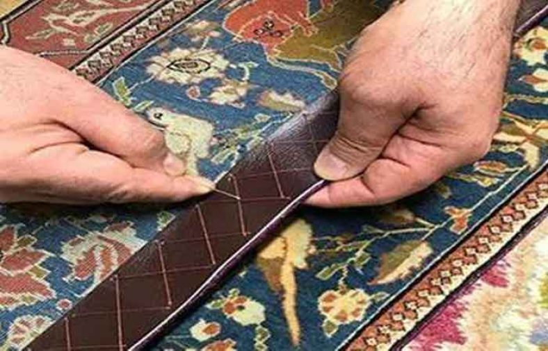 چرم دوزی فرش دستباف