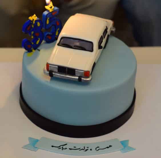 مدل کیک تولد پسرانه با تم ماشین  