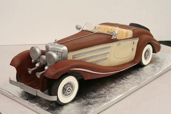 مدل کیک تولد پسرانه ماشین قدیمی 