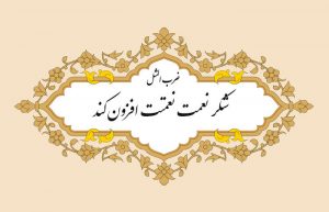 معنی ضرب المثل شکر نعمت نعمتت افزون کند