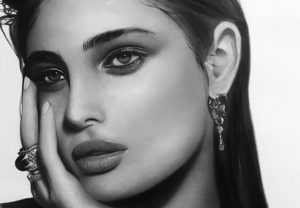 نقاشی سیاه قلم