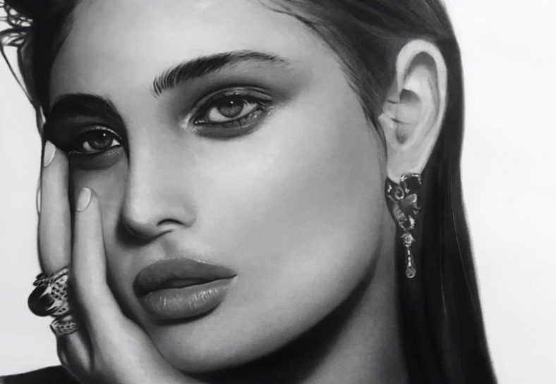 نقاشی سیاه قلم