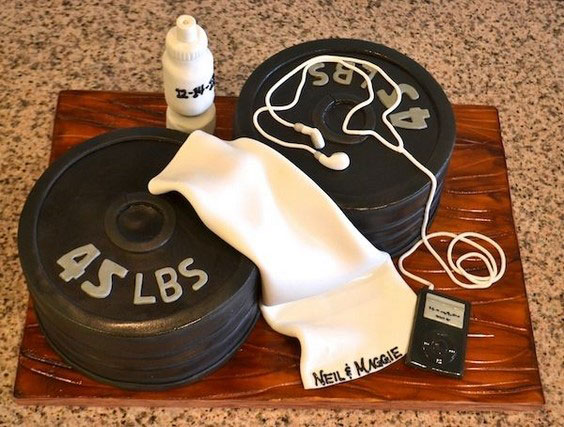 مدل کیک تولد مردانه با تم ورزش 