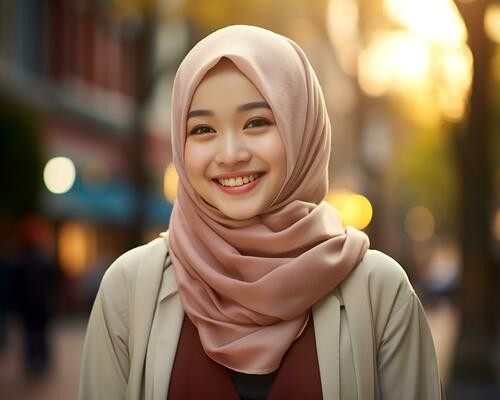 عکس پروفایل دختر آسیایی با حجاب