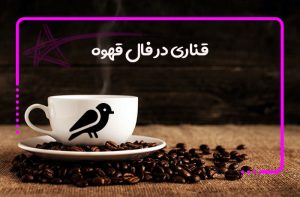قناری در فال قهوه