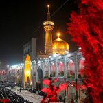 حرم امام رضا در شب شهادت ایشان
