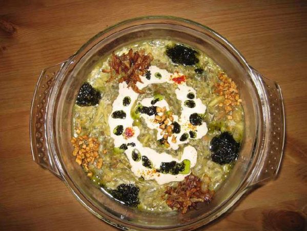 تزیین آش رشته فانتزی