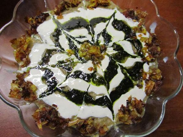 تزیین با کشک ساده