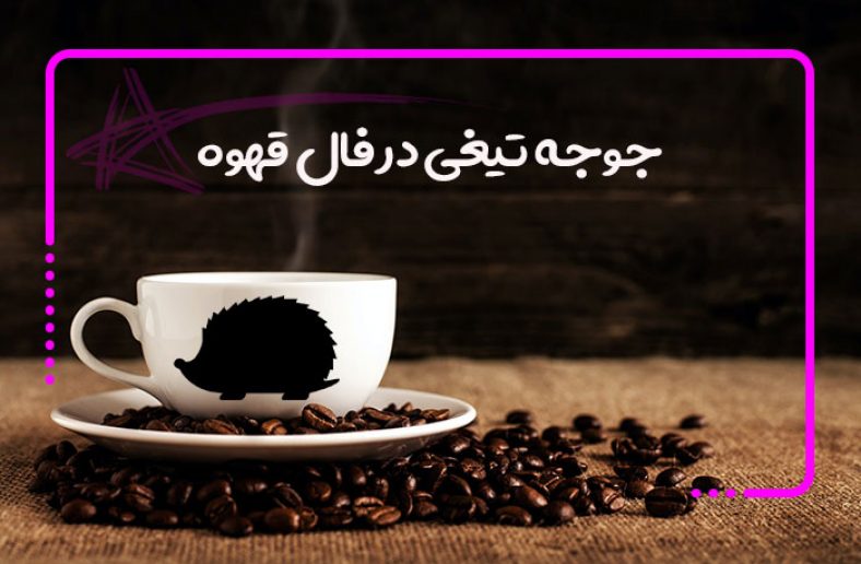 جوجه تیغی در فال قهوه
