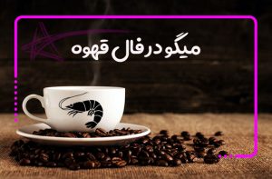 میگو در فال قهوه