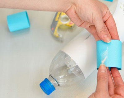 کاردستی هواپیما ساده با بطری پلاستیکی
