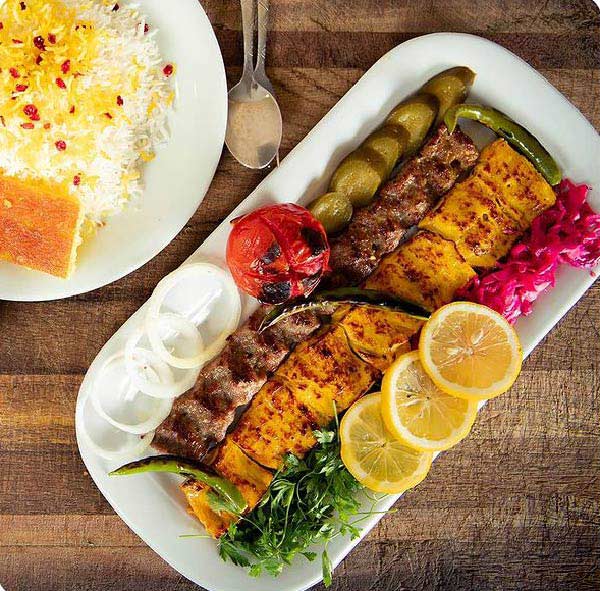 طرز تهیه چلوکباب وزیری
