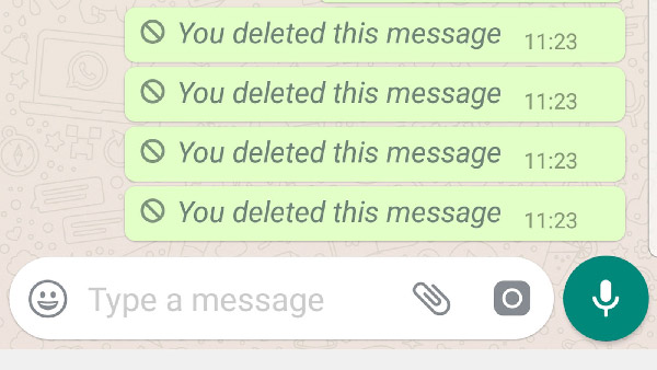 ترفند خواندن پیام های حذف شده واتساپ