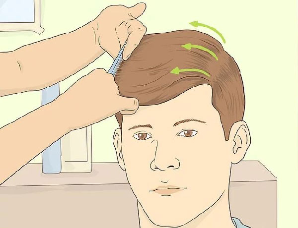 آموزش کوتاه کردن موی مردانه با قیچی 