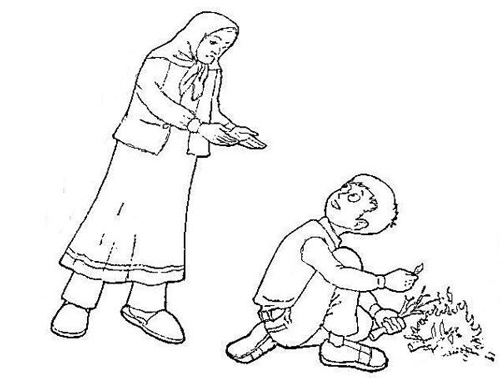 رنگ آمیزی نقاشی چهارشنبه سوری