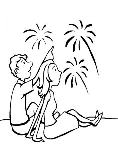 نقاشی عاشقانه چهارشنبه سوری