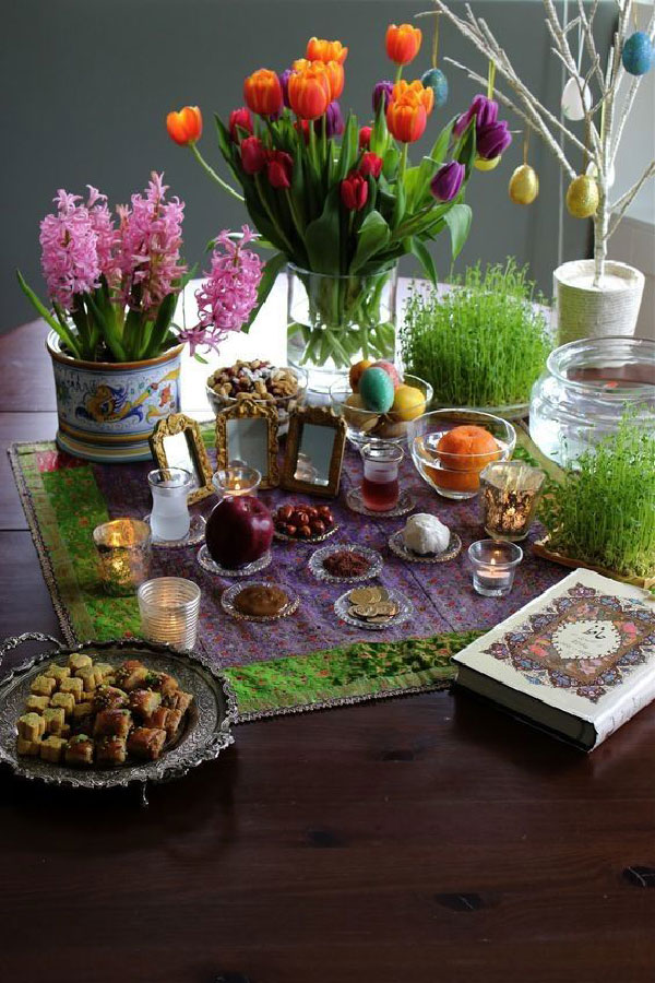 ایده برای سفره هفت سین ساده