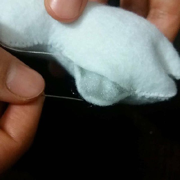 مراحل پر کردن الیاف داخل گاو نمدی 