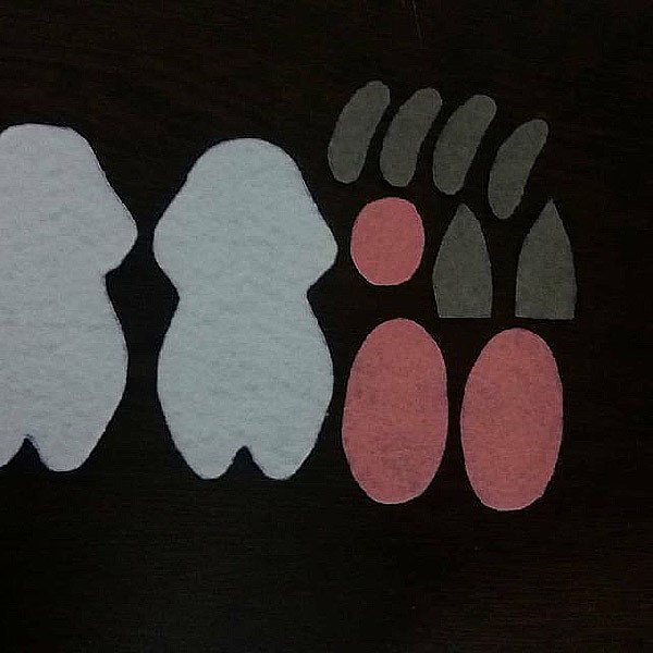 برش نمدها برای دوخت گاو نمدی 