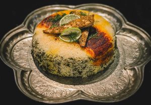 ایده برای تزیین سبزی پلو با ماهی جدید و زیبا