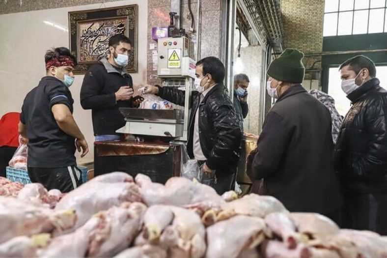 ورود پلیس به بازار مرغ