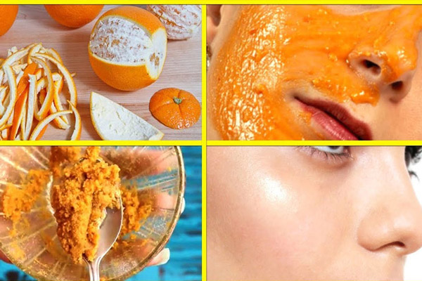 خواص ماسک پوست پرتقال و زردچوبه و گلاب