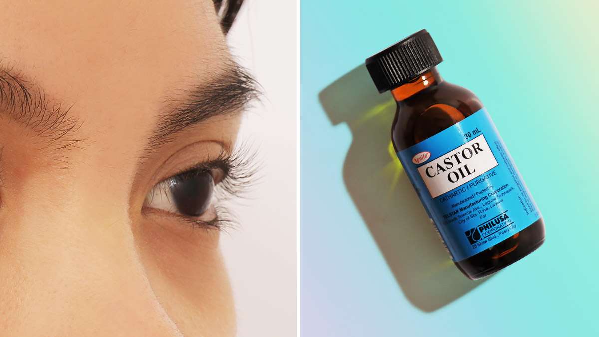 تاثیر روغن کرچک روی مژه و ابرو