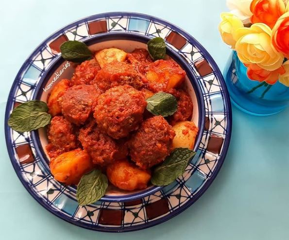 غذای نونی ساده برای افطار