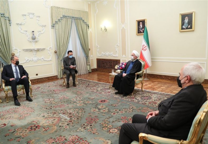 دیدار سرگئی لاوروف با روحانی