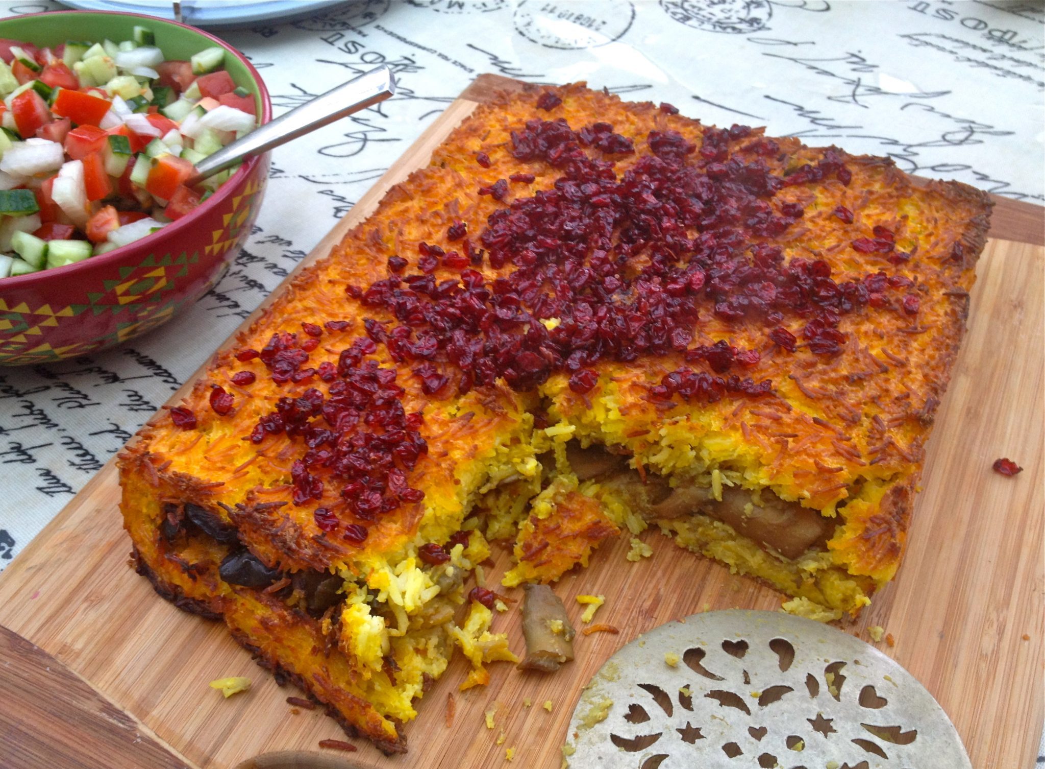 طرز تهیه ته چین قارچ مجلسی