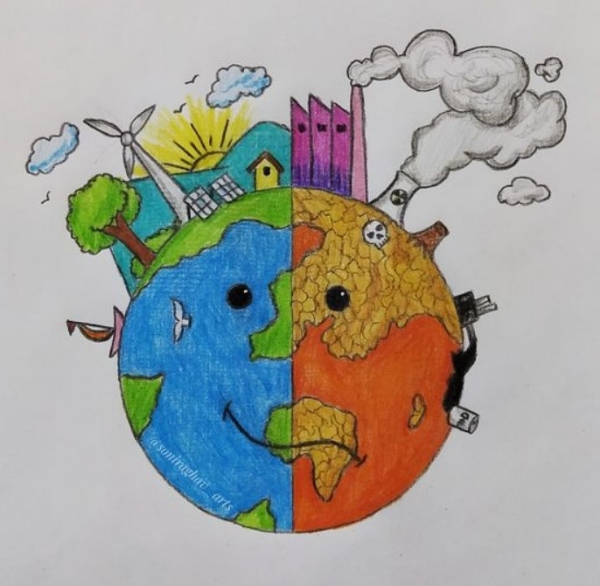 نقاشی زمین پاک