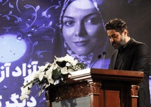 سخنرانی همسر آزاده نامداری در مراسم چهلم