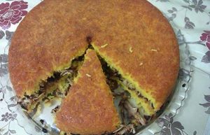 طرز تهیه ته چین لوبیا سبز