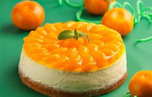 طرز تهیه چیز کیک نارنگی
