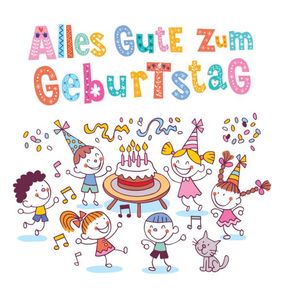 تبریک تولد در زبان آلمانی برای کودکان