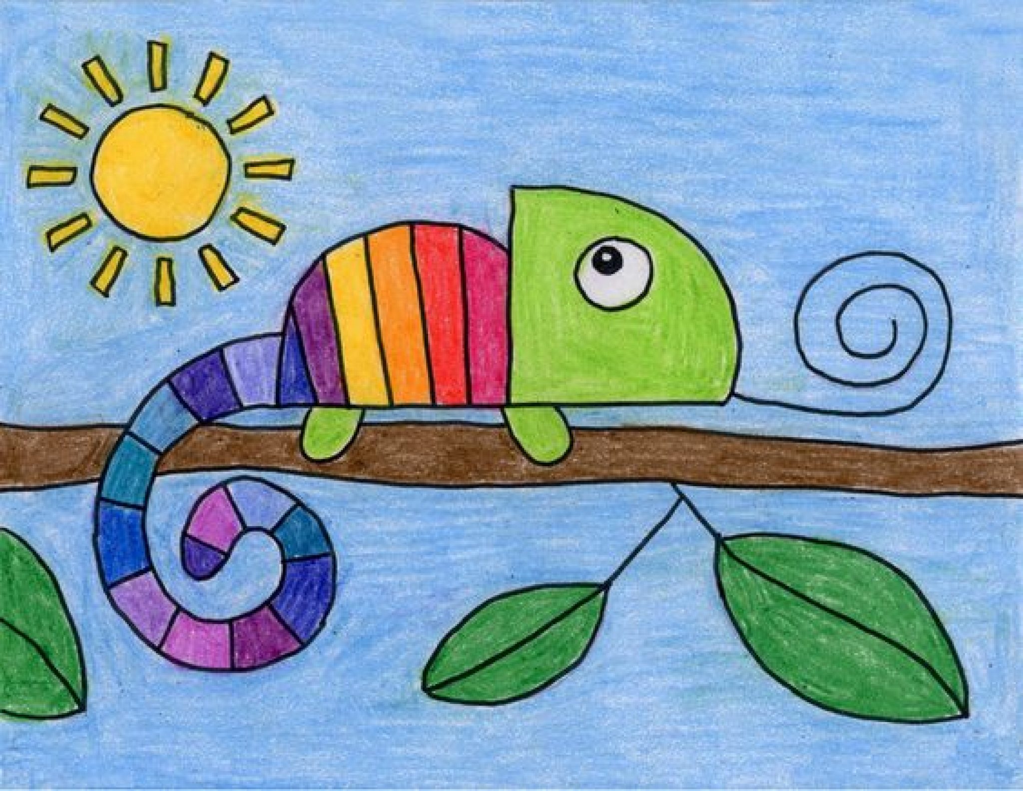 Рисунки Цветным Карандашом Для Детей