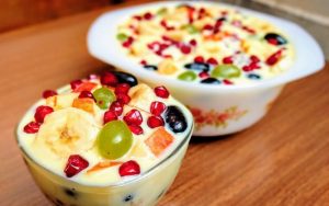 طرز تهیه کاسترد میوه ای