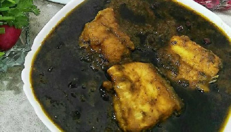 نسبت ترکیبات سبزی قلیه ماهی جنوبی و شمالی